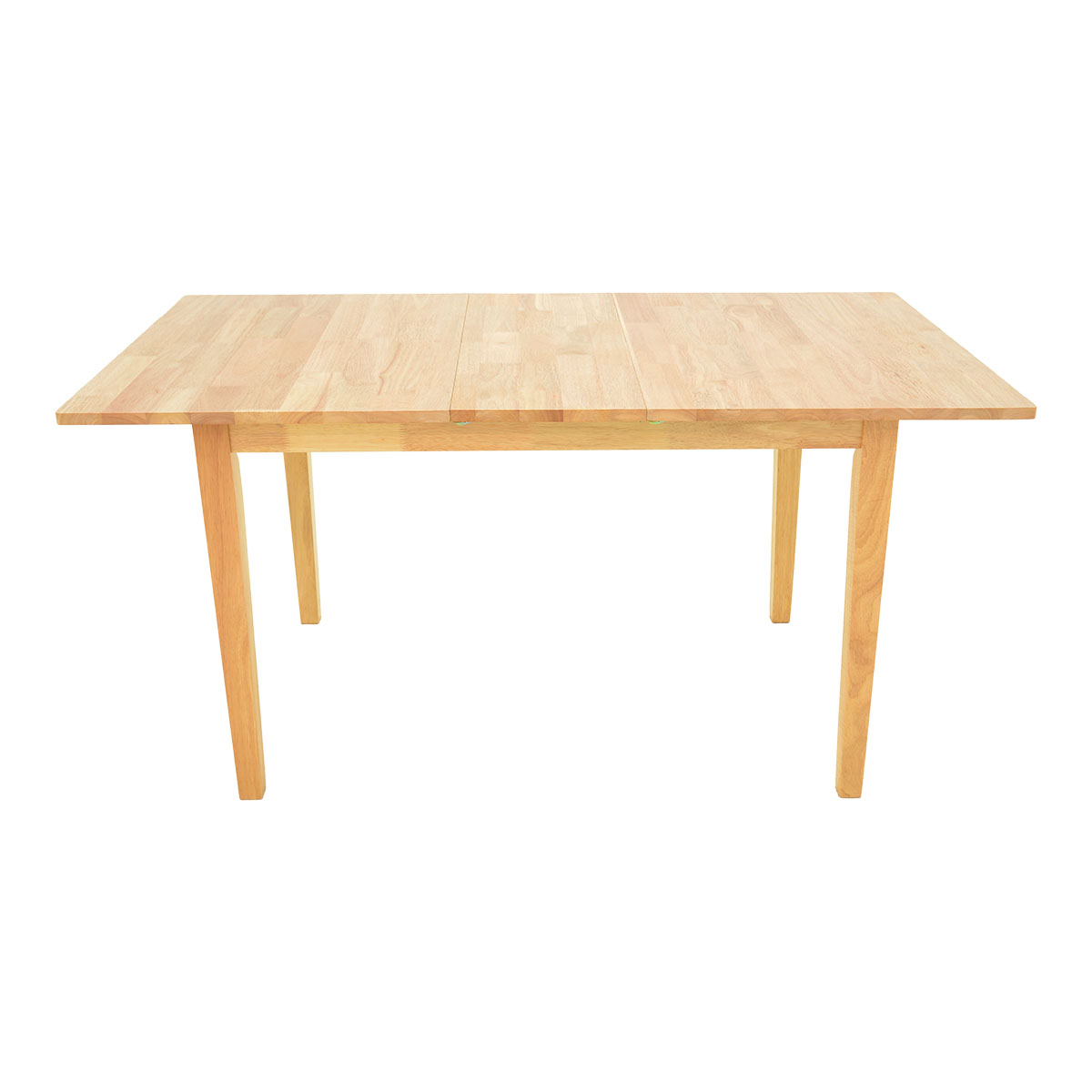 Τραπεζαρία Dallan Country pakoworld 7τεμ σε φυσική απόχρωση rubberwood 120-150x80x74εκ