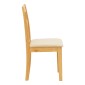 Τραπεζαρία Dallan Country pakoworld 7τεμ σε φυσική απόχρωση rubberwood 120-150x80x74εκ