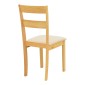 Τραπεζαρία Dallan Country pakoworld 7τεμ σε φυσική απόχρωση rubberwood 120-150x80x74εκ