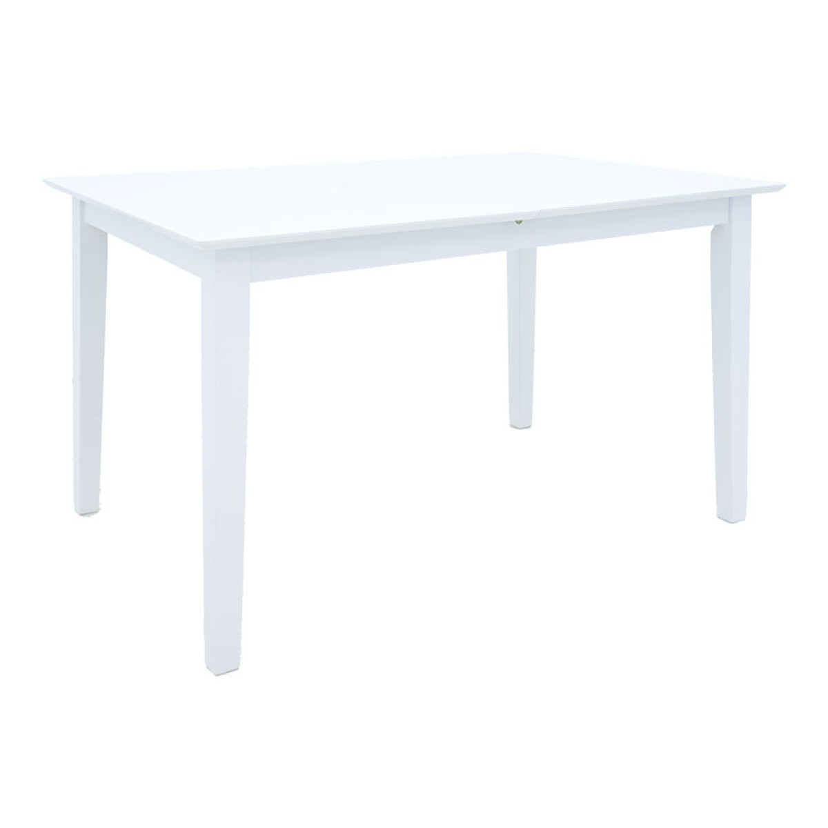 Τραπεζαρία Dallan Mabor pakoworld 5τεμ λευκό rubberwood 120-150x80x73,8εκ
