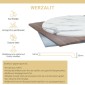 Επιφάνεια τραπεζιού Noble pakoworld Werzalit καρυδί 120x80εκ πάχους 35mm