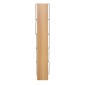 Βιβλιοθήκη mini Tars pakoworld sonoma-μαύρο 50x22x150εκ