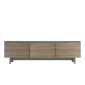 Έπιπλο τηλεόρασης Kasandra pakoworld μπεζ μαρμάρου-sonoma 180x35x48.5εκ