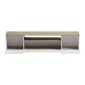 Έπιπλο τηλεόρασης Winey pakoworld σε sonoma-λευκή απόχρωση 180x44.5x44.5εκ