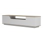 Έπιπλο τηλεόρασης Winey pakoworld σε sonoma-λευκή απόχρωση 180x44.5x44.5εκ