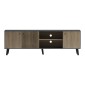 Έπιπλο τηλεόρασης Tuscany pakoworld sonoma-ανθρακί 180x41x51εκ