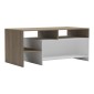 Τραπέζι σαλονιού Consa pakoworld sonoma - λευκό 120x60x52.8εκ