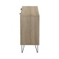Μπουφές Balain pakoworld sonoma-ανθρακί 142x35.5x83εκ