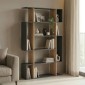 Βιβλιοθήκη Mito pakoworld ανθρακί - sonoma 108.5x25x161εκ