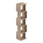 Βιβλιοθήκη Cubik pakoworld sonoma 35x30x161εκ