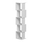 Βιβλιοθήκη Cubik pakoworld λευκό 35x30x161εκ