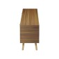 Έπιπλο τηλεόρασης Gorna pakoworld καρυδί 180x35x48.6εκ