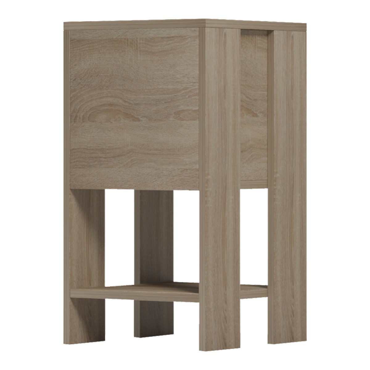 Κομοδίνο Reppo pakoworld sonoma 30x30x55εκ
