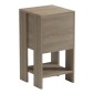 Κομοδίνο Reppo pakoworld sonoma 30x30x55εκ