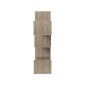Ραφιέρα τοίχου Tiber pakoworld sonoma 120x22x67εκ