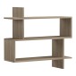 Ραφιέρα τοίχου Paralel pakoworld sonoma 70x22x65,5εκ