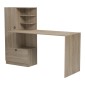 Γραφείο εργασίας με βιβλιοθήκη Felanbo pakoworld sonoma 160x60x125εκ