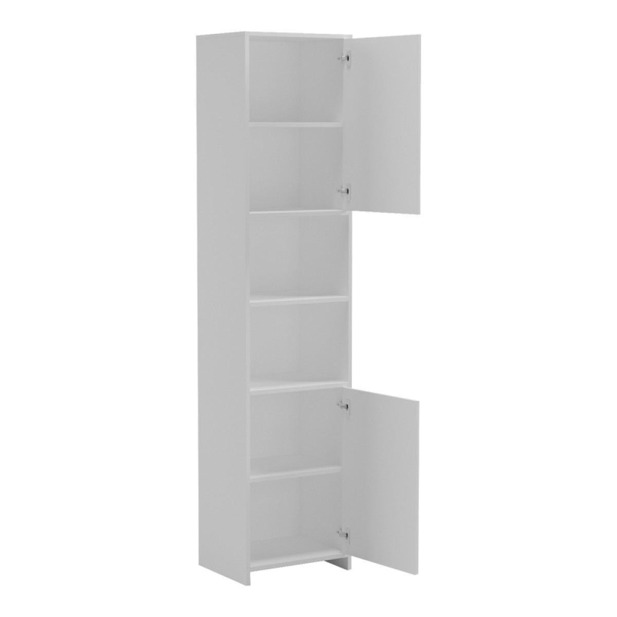 Ντουλάπι-στήλη Perlina pakoworld λευκό 40x32x175εκ