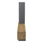 Σύνθετο σαλονιού Tilveo pakoworld oak-ανθρακί 230x41.5x180εκ