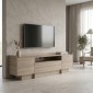 Έπιπλο τηλεόρασης Derden pakoworld sonoma 197x38x58εκ