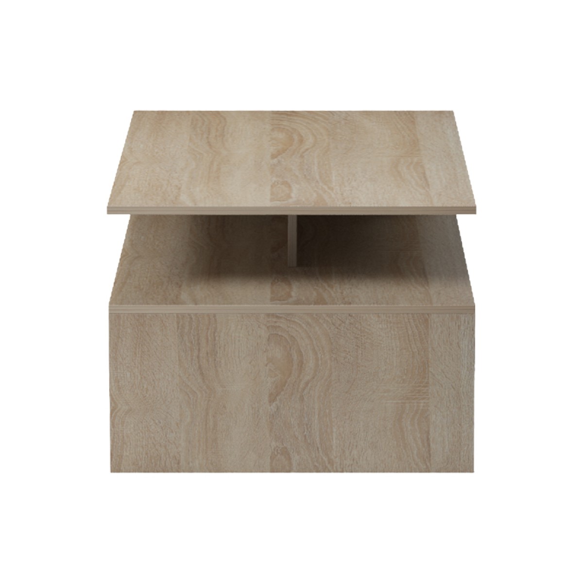 Τραπέζι σαλονιού Coffa pakoworld sonoma 90x60x45εκ