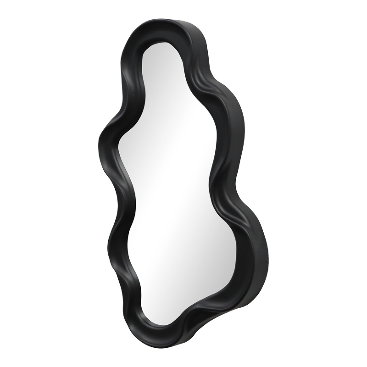 Καθρέπτης Liquid pakoworld pp σε μαύρη απόχρωση 26x2.7x39εκ