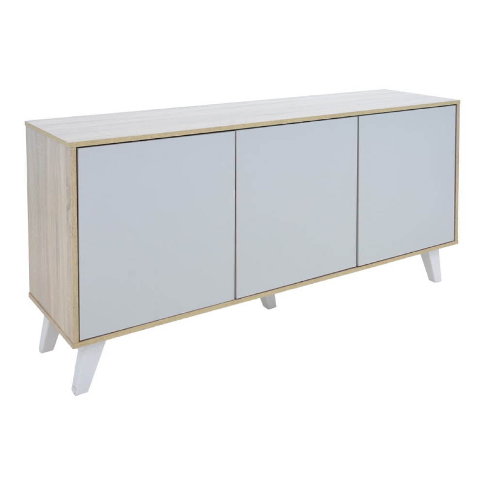 Μπουφές Billie pakoworld sonoma-γκρι 149x40x77εκ