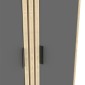 Παπουτσοθήκη-ντουλάπι Shoby pakoworld ανθρακί-sonoma 70.5x30x91εκ