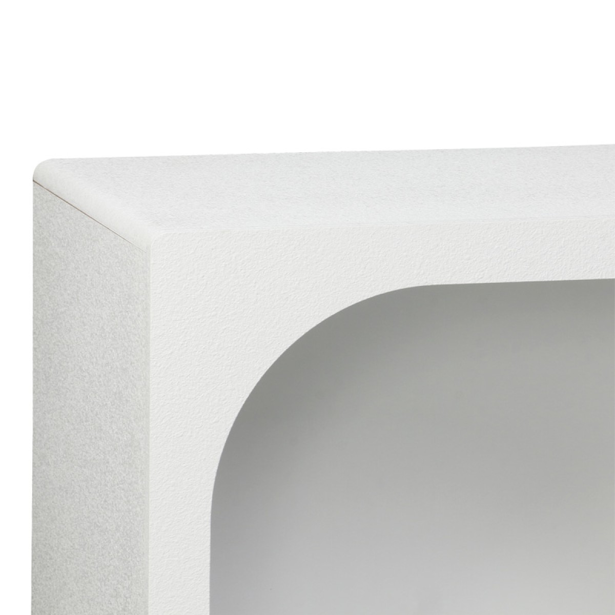 Μπουφές Emersi pakoworld με ράφια mdf σε λευκή απόχρωση 164x34x76εκ