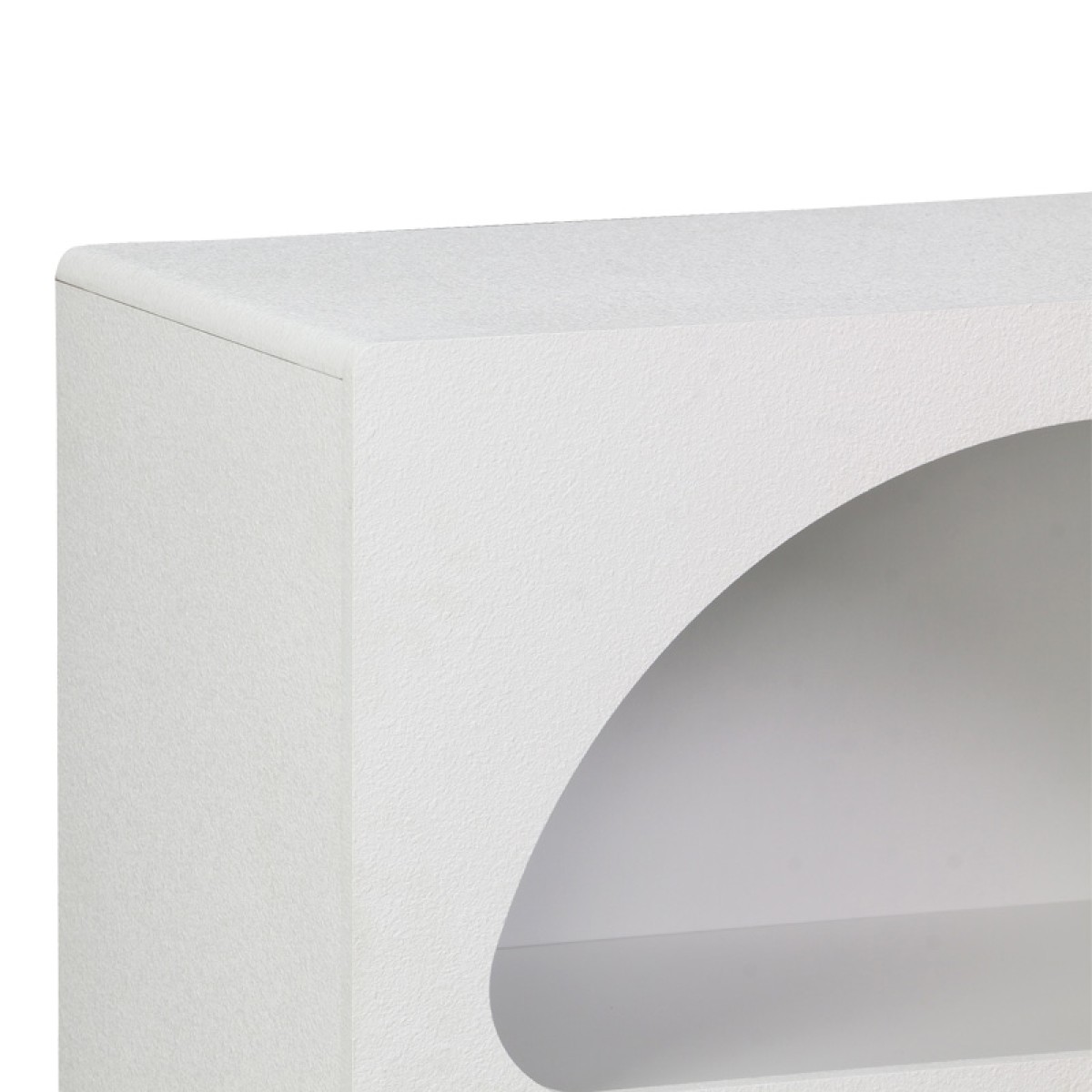 Βιβλιοθήκη-ραφιέρα Emersi pakoworld mdf σε λευκή απόχρωση 70x35x100εκ