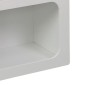 Βιβλιοθήκη-ραφιέρα Emersi pakoworld mdf σε λευκή απόχρωση 70x35x100εκ