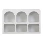 Μπουφές Emersi pakoworld με ράφια mdf σε λευκή απόχρωση 120x35x76εκ
