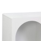 Μπουφές Emersi pakoworld με ράφια mdf σε λευκή απόχρωση 120x35x76εκ