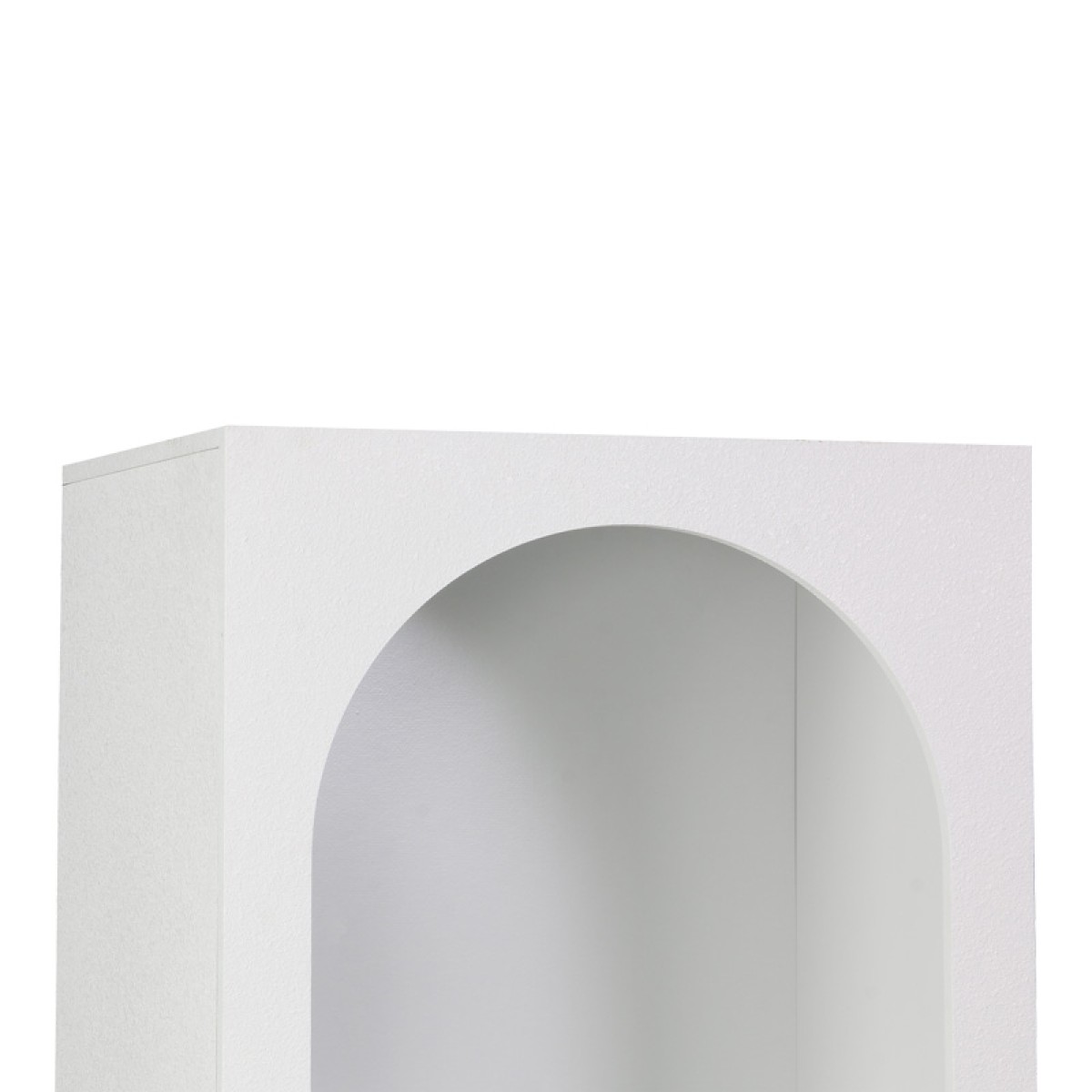 Βιβλιοθήκη Emersi pakoworld mdf σε λευκή απόχρωση 48x35x180εκ