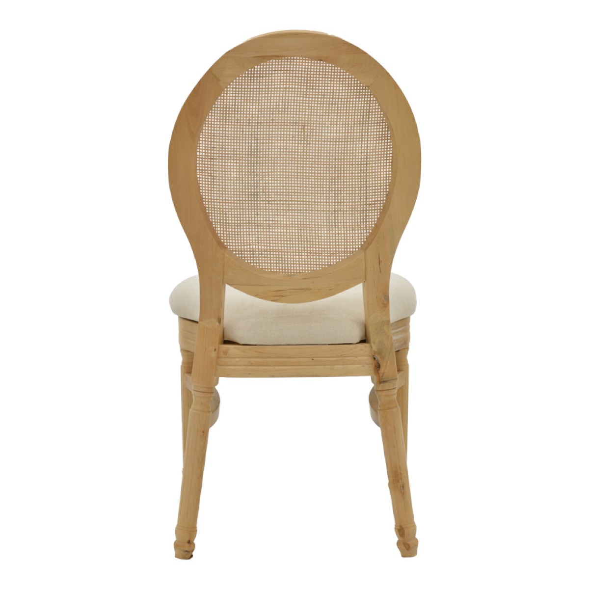 Καρέκλα Canco pakoworld φυσικό rubberwood-φυσικό rattan 50x53x98εκ