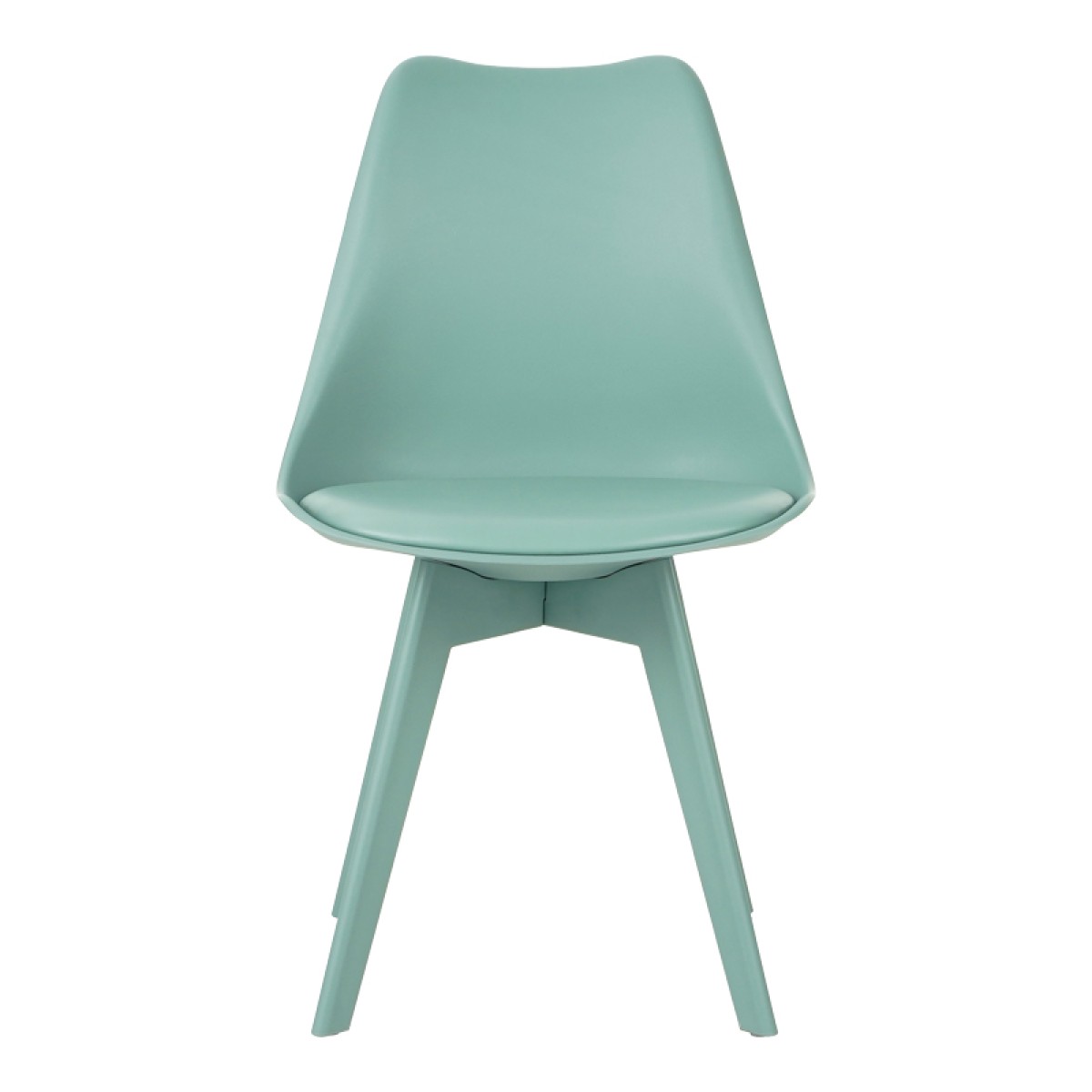 Καρέκλα Gaston I pakoworld PP-PU σε μέντα απόχρωση 48.5x53.5x81.5εκ