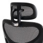 Καρέκλα γραφείου διευθυντή Cadrey pakoworld mesh μαύρο 67x64x120-128εκ