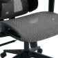 Καρέκλα γραφείου εργασίας ErgoFlow pakoworld μαύρο-γκρι 73x64x112-135εκ