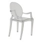 Πολυθρόνα Narova pakoworld PC διάφανο 43x48x92εκ
