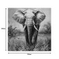 Πίνακας σε καμβά Elepho Inart 100x3x100εκ