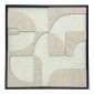 Πίνακας με πλαίσιο Jeire pakoworld λευκό 62x2.5x62εκ