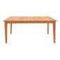 Τραπέζι Ory pakoworld teak ξύλο σε φυσική απόχρωση 160x80x75εκ