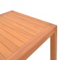 Τραπέζι Vocaly pakoworld teak ξύλο σε φυσική απόχρωση 200x100x75εκ