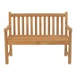 Καναπές Nat pakoworld teak ξύλο σε φυσική απόχρωση 120x57x96εκ