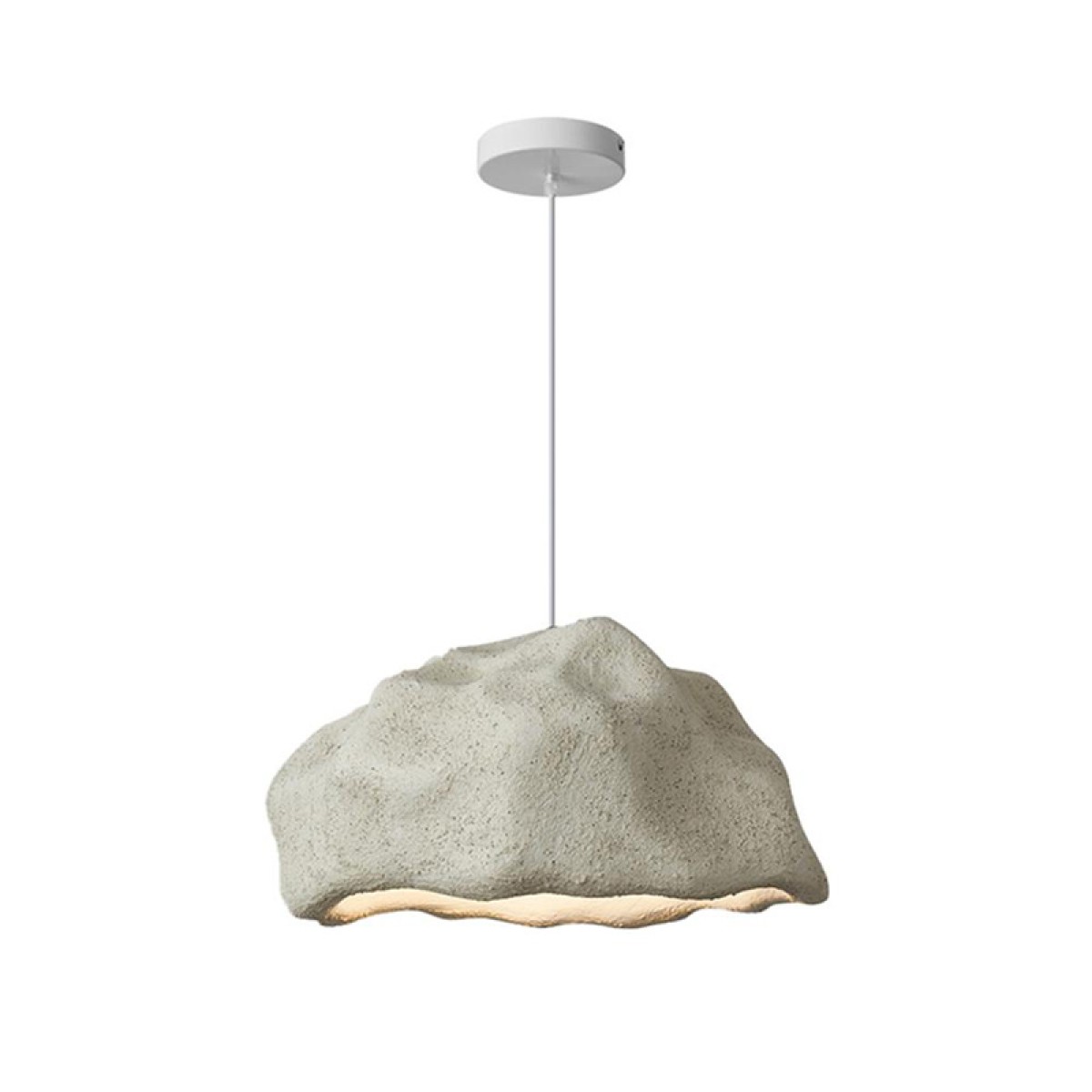Φωτιστικό οροφής led Gkery pakoworld E27 ps λευκό Φ52x30εκ