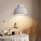 Φωτιστικό οροφής led Jenila pakoworld E27 ps λευκό Φ59x40εκ