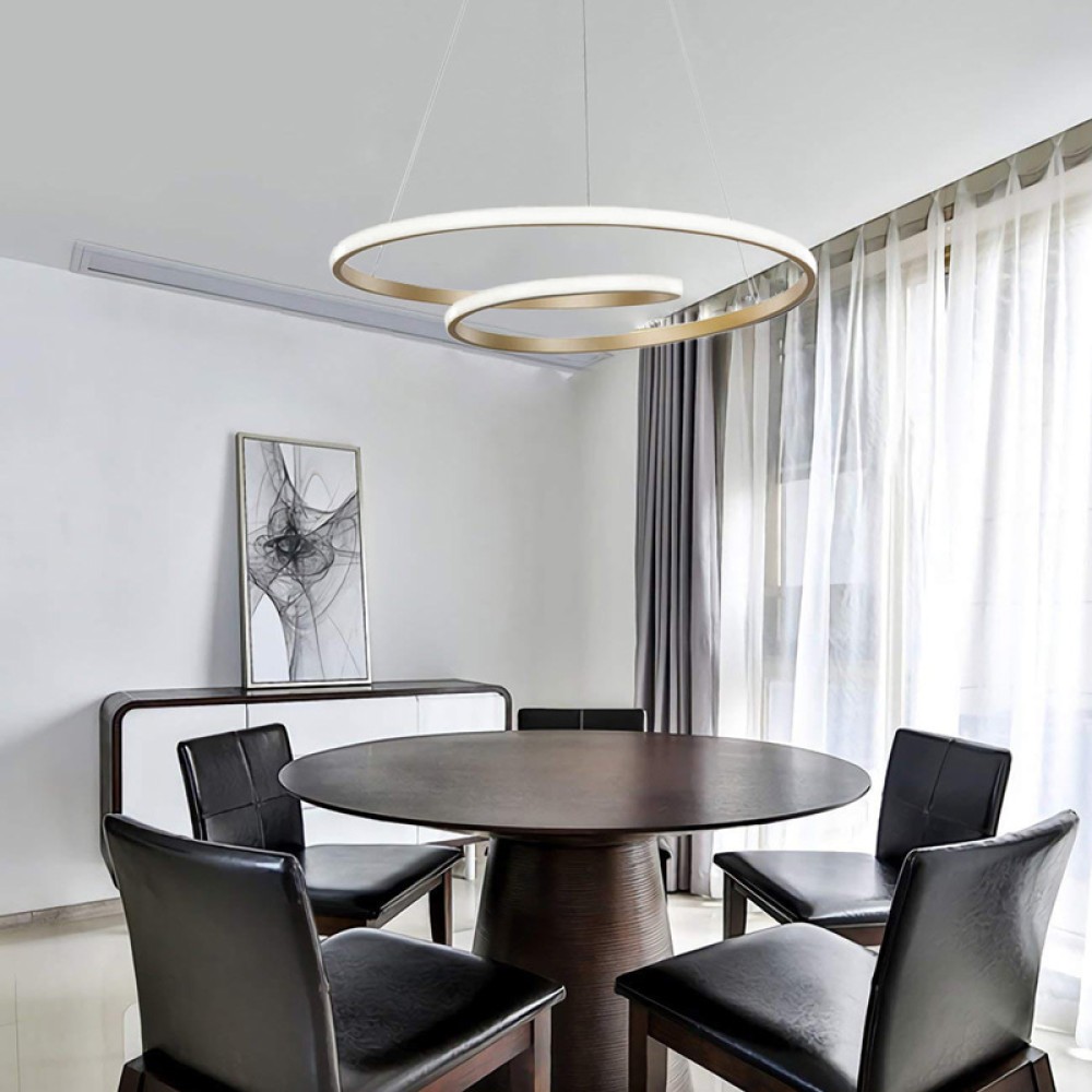 Φωτιστικό οροφής Rexon pakoworld led μέταλλο χρυσό Φ49x12εκ
