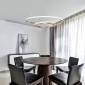 Φωτιστικό οροφής Rexon pakoworld led μέταλλο χρυσό Φ49x12εκ