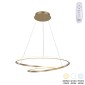 Φωτιστικό οροφής Rexon pakoworld led μέταλλο χρυσό Φ49x12εκ