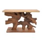 Κονσόλα Nasiol Inart teak ξύλο σε φυσική απόχρωση 120x40x75εκ